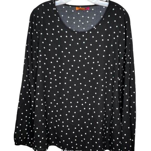 Ava Tops - Ava Polka Dot‎ Top
